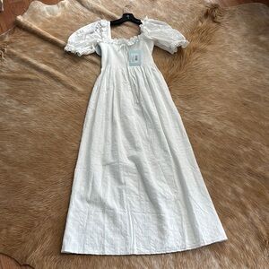 Hill House White Maxi Dress